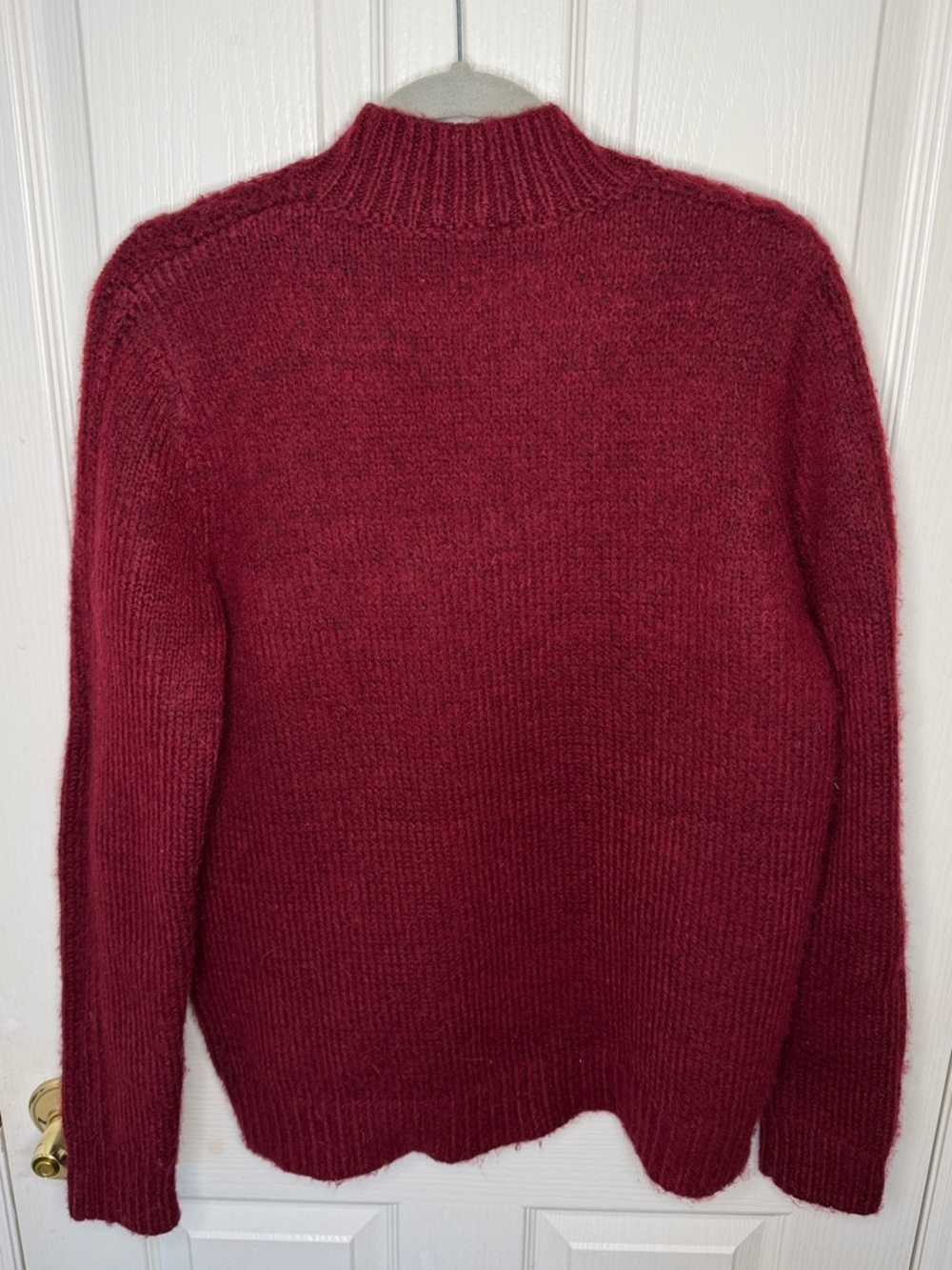 Joules Raspberry Red Textured Knit Sweater - Picture 4 of 7